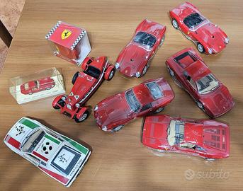 8 auto modello ferrari alfa 7  da 1:18 +1  da 1:43