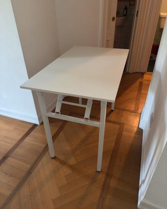Tavolo pieghevole bianco 100 × 60 cm