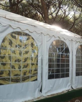 gazebo toolport 6 metri per 4 antitempesta