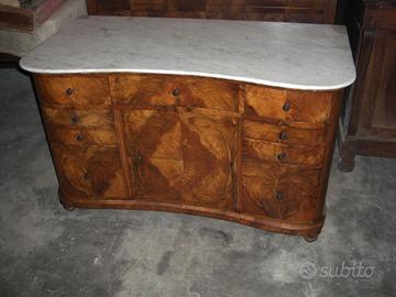Cassettiera antica in noce