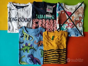 Maglie maniche corte 7-8 anni 122-128 cm B