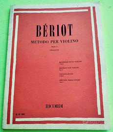 BERIOT METODO PER VIOLINO PARTE I (RICORDI)