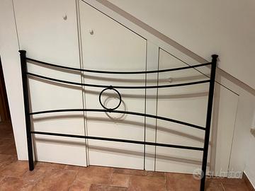 testiera letto matrimoniale in ferro battuto 