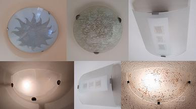 Set applique e plafoniere
