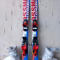 scarponi bambino head 185 + salomon crossmax 90 cm