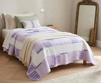 Pimone leggero lilla, reversibile, 1 piazza