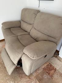 Divano reclinabile elettrico 2 posti