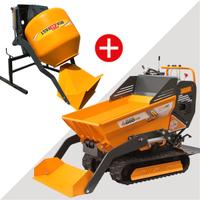 Minidumper 660PRO + Kit betoniera da 250Lt