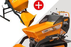 Minidumper 660PRO + Kit betoniera da 250Lt