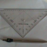 Squadra nautica e compasso nautico vintage