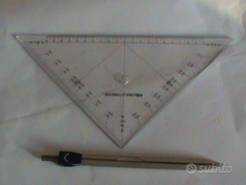 Squadra nautica e compasso nautico vintage