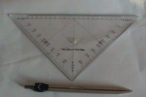 Squadra nautica e compasso nautico vintage