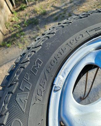 5 gomme frelander land rover