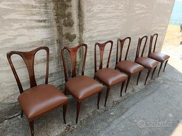 6 sedie modello retrò