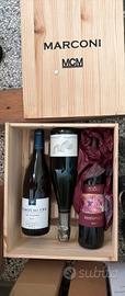 box 3 bottiglie diverse pregiate