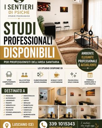 Studi professionali per professionisti sanitari