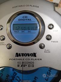 lettore CD portatile funzionante 