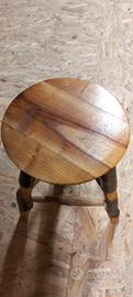 sgabello in legno 
