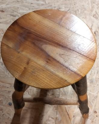 sgabello in legno 