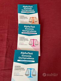 Libri Alpha Test economia giurisprudenza