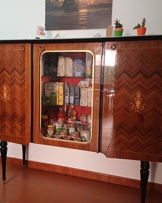 Credenza in radica lucida