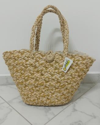 Borsa in paglia Golden Hill