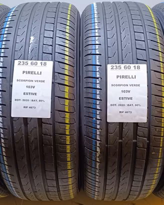 4 GOMME 235 60 18 PIRELLI RIF4673