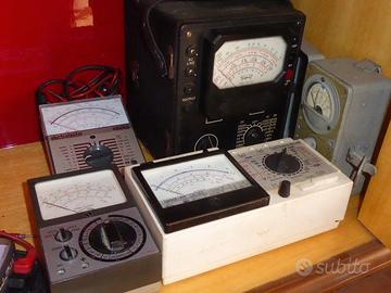tester multimetro vintage militare misuratore