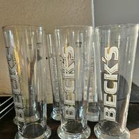 bicchieri birra becks