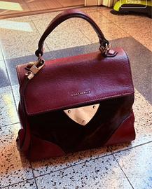 Borsa coccinelle originale in pelle bordeaux