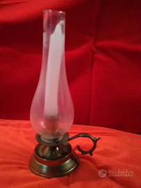 Lampade ad olio rame e ottone