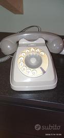 Telefono analogico a disco vintage