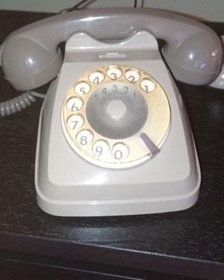 Telefono analogico a disco vintage