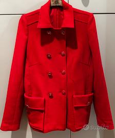 Cappotto corto/Trench Rosso Taglia Small