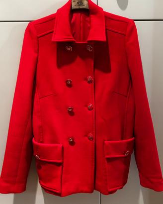 Cappotto corto/Trench Rosso Taglia Small