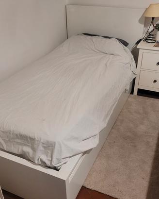 letto ikea malm singolo 90x200