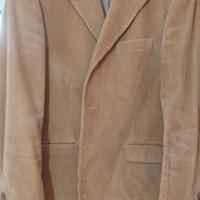 abito velluto a coste beige 54 drop 6