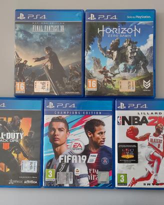 Vari giochi ps4