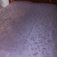 Coperta di picchè lilla + tenda