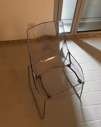 Sedie plastica trasparente