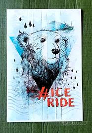 Cartolina “Ice Ride 2014” – Greenpeace – Artico