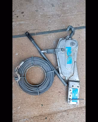 tirfor tractel t 7 argano paranco manuale