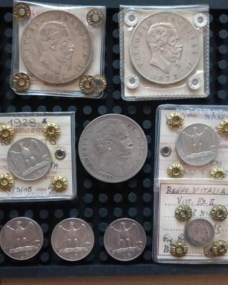 Argento Monete Periziate Rare ecc Regno d'Italia 