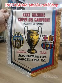 Gagliardetto Vintage 1986 Juventus-Barcellona 