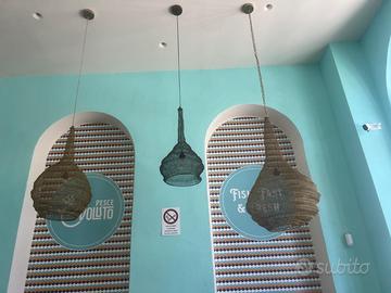 lampadari  in metallo