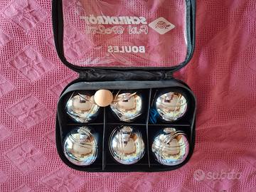 SCHILDKRÖT  set boccie con zaino in nylon 6 pezzi