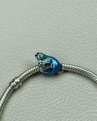 Charm Geco argento compatibile bracciale Pandora