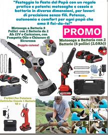 MOTOSEGA A BATTERIA ,CESOIA A BATTERIA 