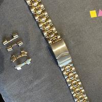 Bracciale orologio bicolore (acciaio-oro) 20mm.