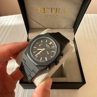 Orologio in policarbonato Petra Watch Chrono Nero